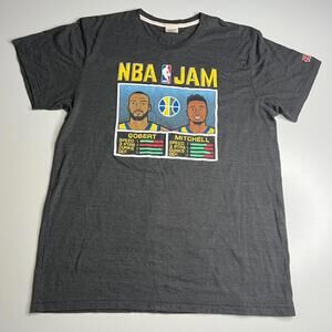 NBA Jam Gobert & Mitchell Graphic T-Shirt by Homage – Size L